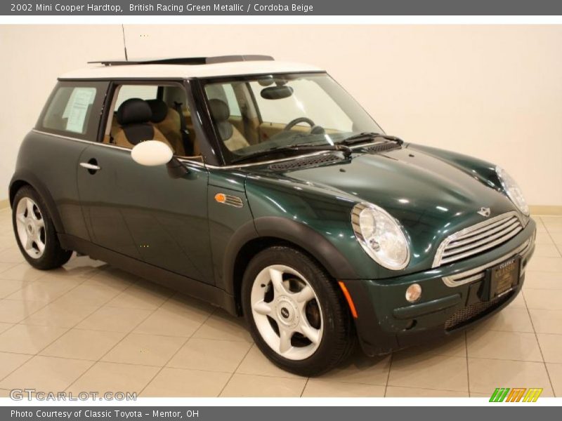 British Racing Green Metallic / Cordoba Beige 2002 Mini Cooper Hardtop