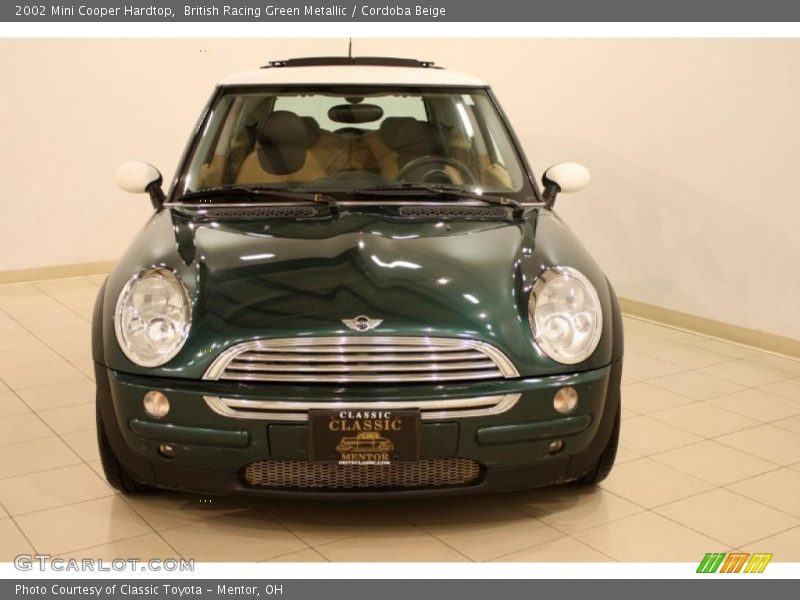 British Racing Green Metallic / Cordoba Beige 2002 Mini Cooper Hardtop