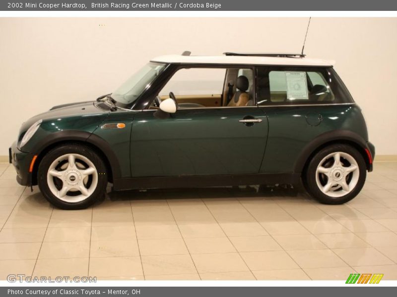 British Racing Green Metallic / Cordoba Beige 2002 Mini Cooper Hardtop