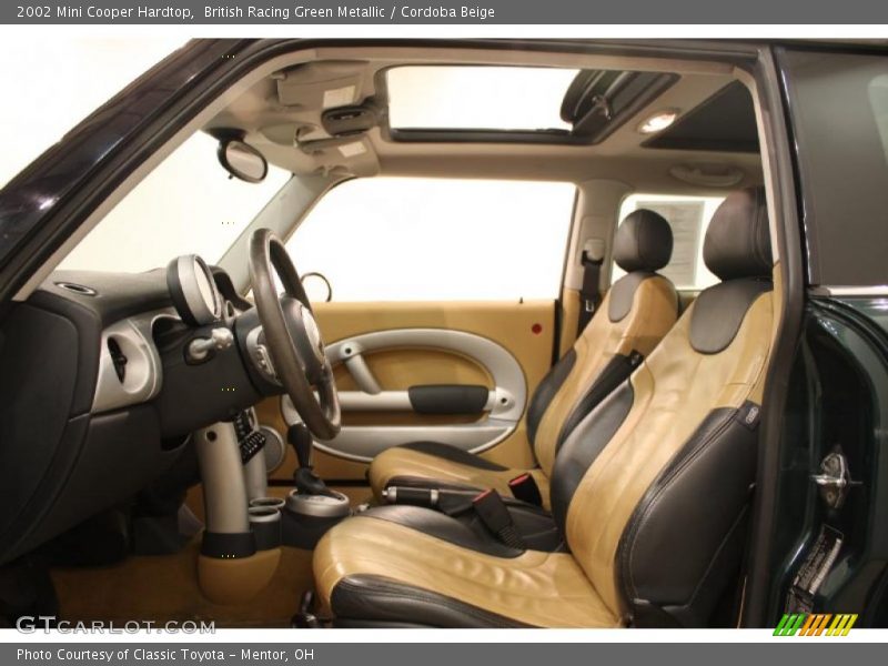 British Racing Green Metallic / Cordoba Beige 2002 Mini Cooper Hardtop