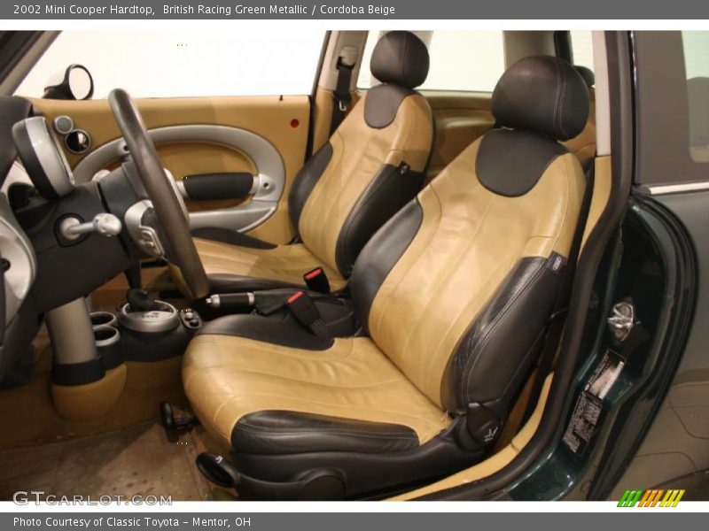 British Racing Green Metallic / Cordoba Beige 2002 Mini Cooper Hardtop