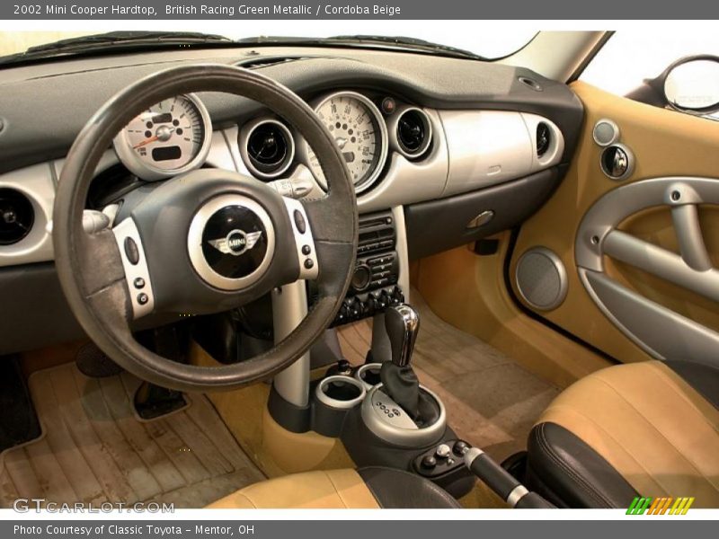 British Racing Green Metallic / Cordoba Beige 2002 Mini Cooper Hardtop