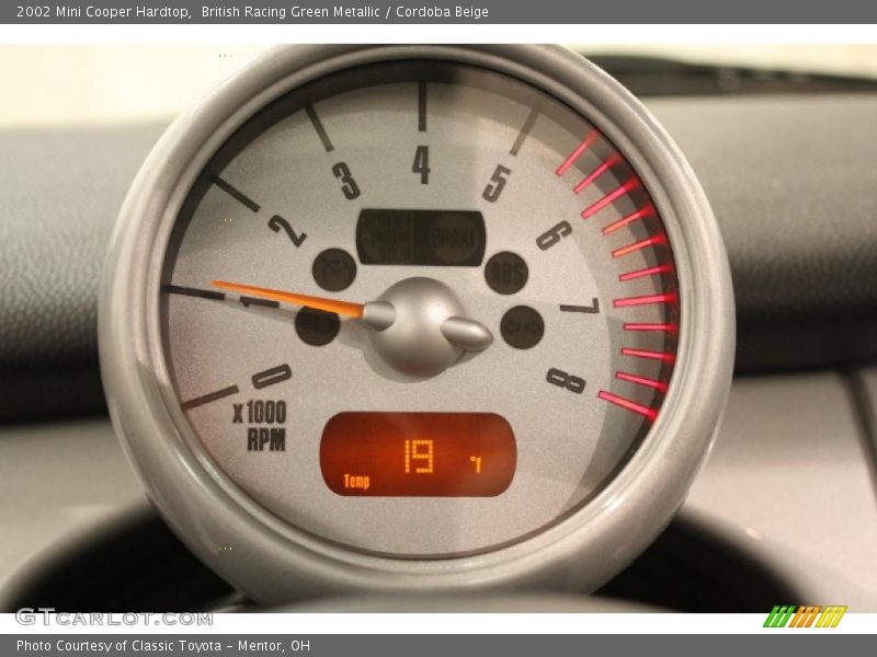 British Racing Green Metallic / Cordoba Beige 2002 Mini Cooper Hardtop