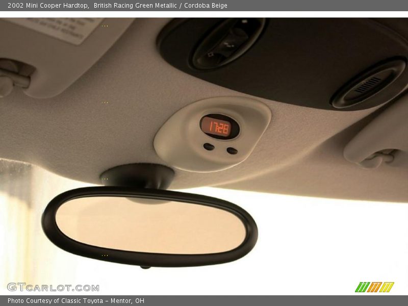 British Racing Green Metallic / Cordoba Beige 2002 Mini Cooper Hardtop