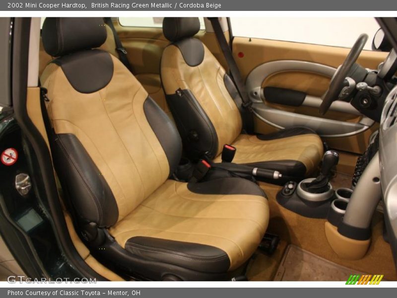 British Racing Green Metallic / Cordoba Beige 2002 Mini Cooper Hardtop