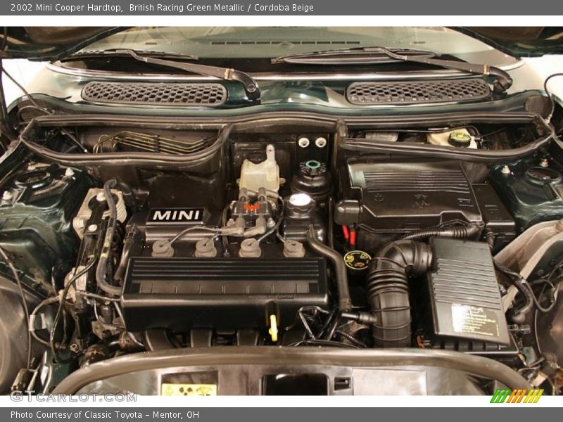 British Racing Green Metallic / Cordoba Beige 2002 Mini Cooper Hardtop