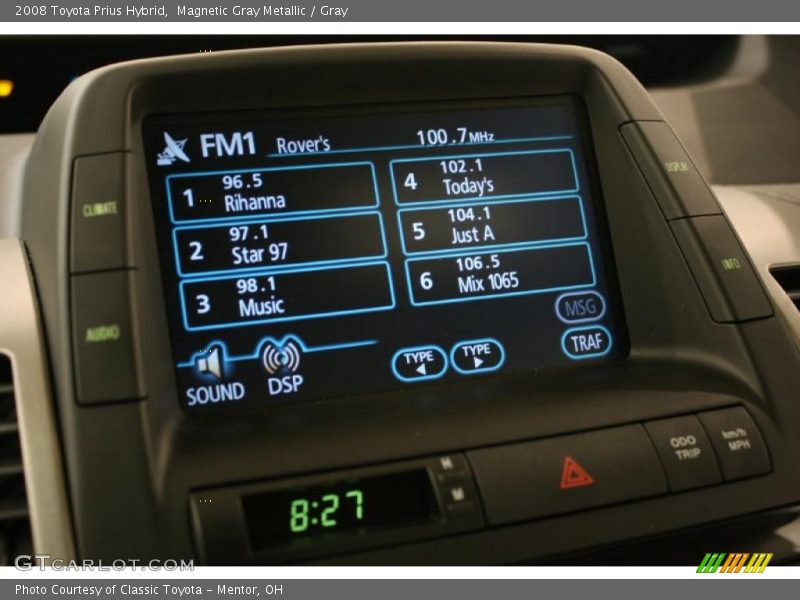Magnetic Gray Metallic / Gray 2008 Toyota Prius Hybrid