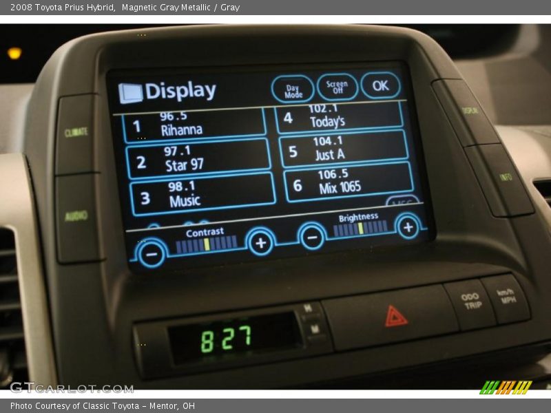 Magnetic Gray Metallic / Gray 2008 Toyota Prius Hybrid