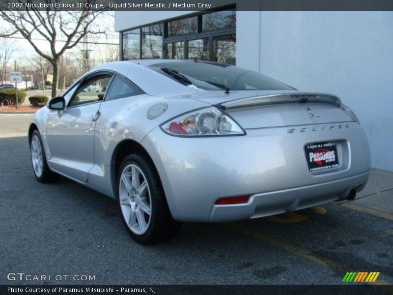 Liquid Silver Metallic / Medium Gray 2007 Mitsubishi Eclipse SE Coupe