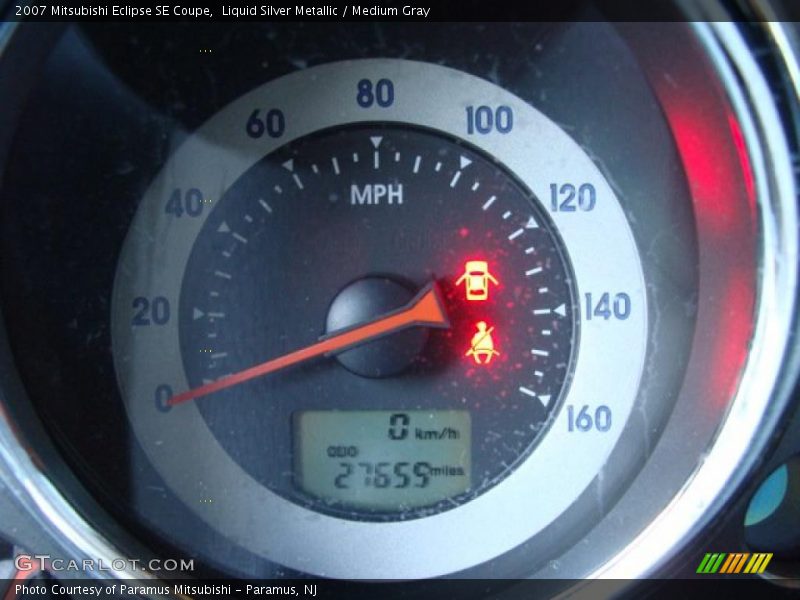 Liquid Silver Metallic / Medium Gray 2007 Mitsubishi Eclipse SE Coupe