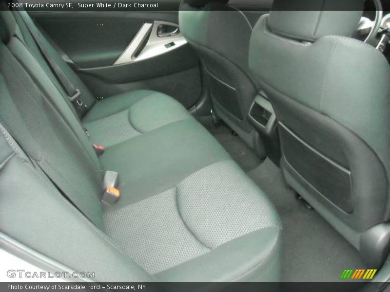 Super White / Dark Charcoal 2008 Toyota Camry SE