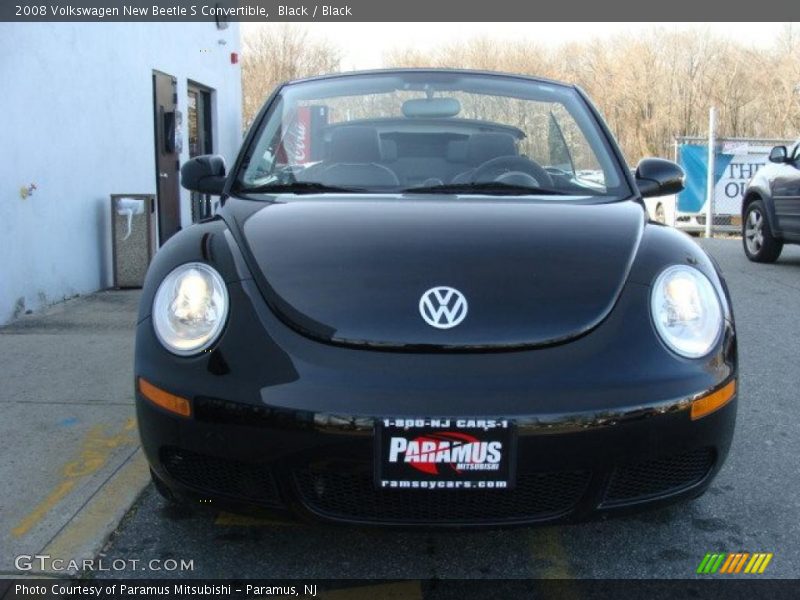 Black / Black 2008 Volkswagen New Beetle S Convertible