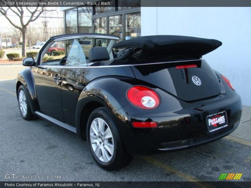 Black / Black 2008 Volkswagen New Beetle S Convertible