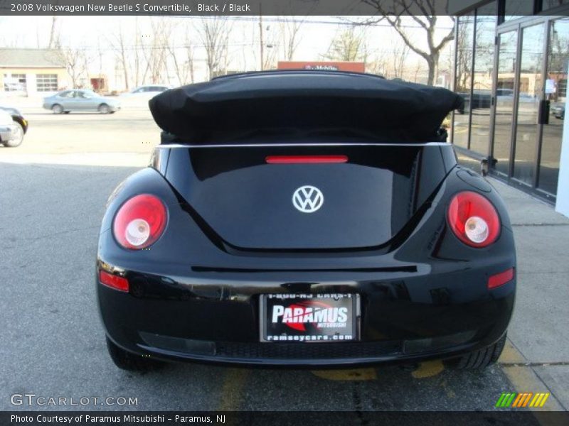 Black / Black 2008 Volkswagen New Beetle S Convertible