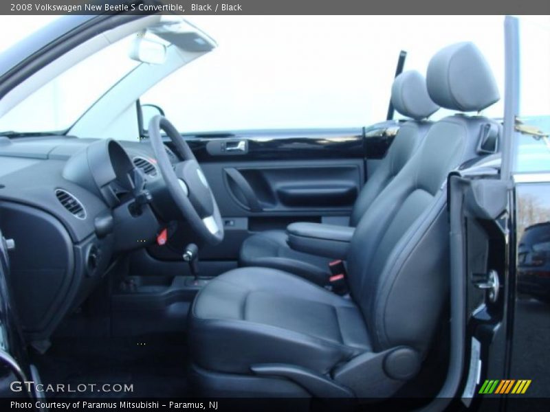 Black / Black 2008 Volkswagen New Beetle S Convertible
