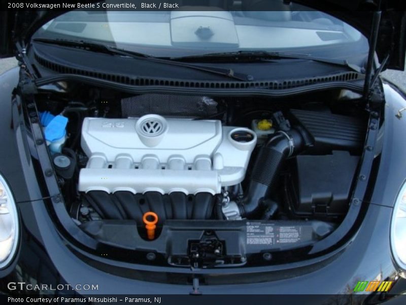  2008 New Beetle S Convertible Engine - 2.5L DOHC 20V 5 Cylinder