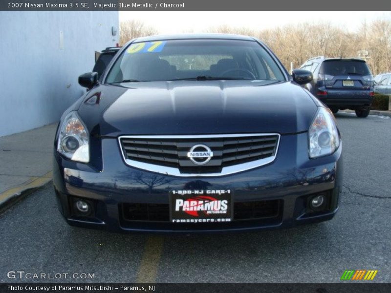 Majestic Blue Metallic / Charcoal 2007 Nissan Maxima 3.5 SE