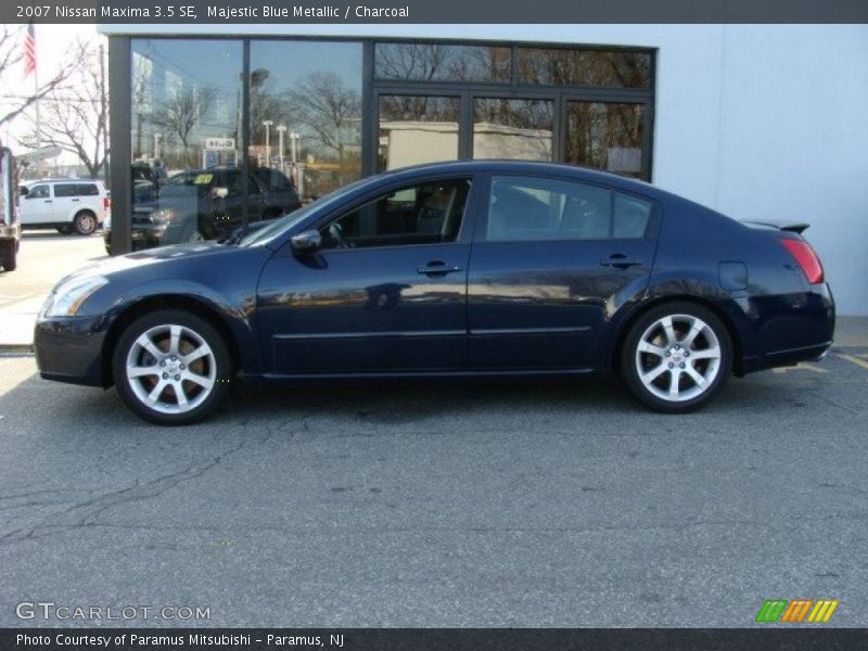 Majestic Blue Metallic / Charcoal 2007 Nissan Maxima 3.5 SE