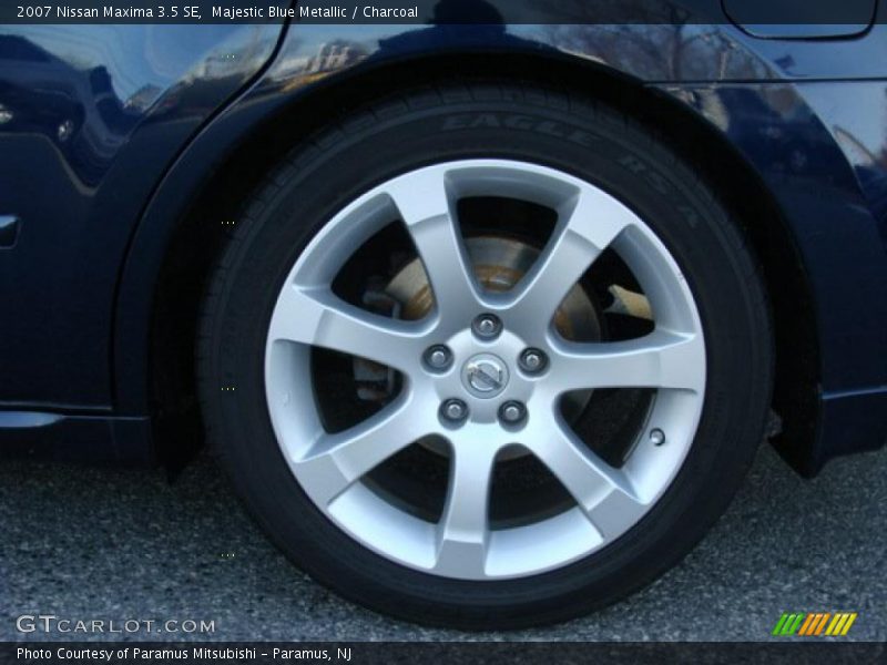 Majestic Blue Metallic / Charcoal 2007 Nissan Maxima 3.5 SE