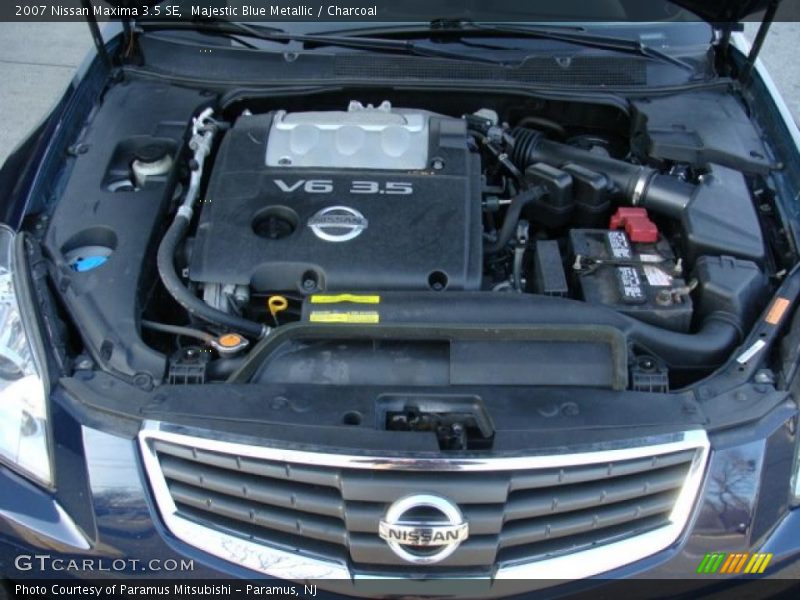 Majestic Blue Metallic / Charcoal 2007 Nissan Maxima 3.5 SE