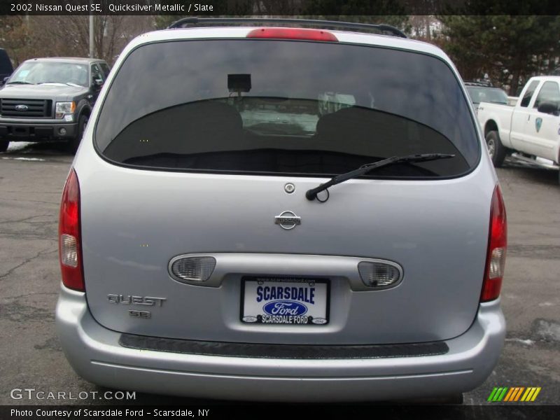 Quicksilver Metallic / Slate 2002 Nissan Quest SE