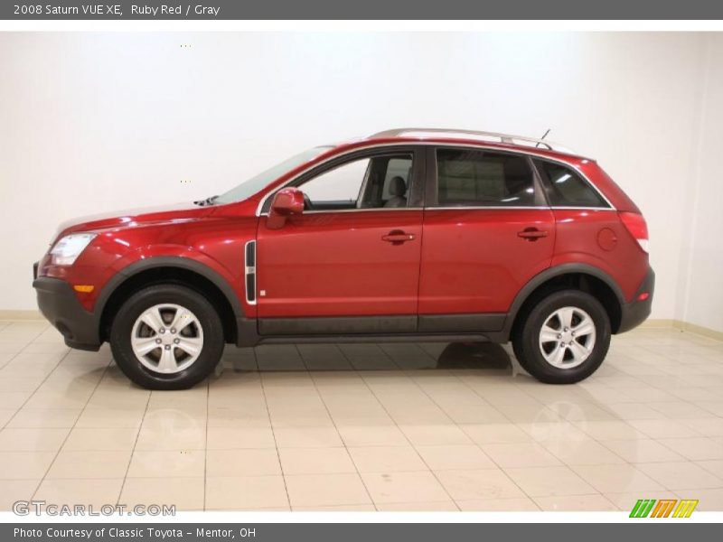 Ruby Red / Gray 2008 Saturn VUE XE