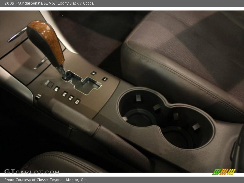 Ebony Black / Cocoa 2009 Hyundai Sonata SE V6