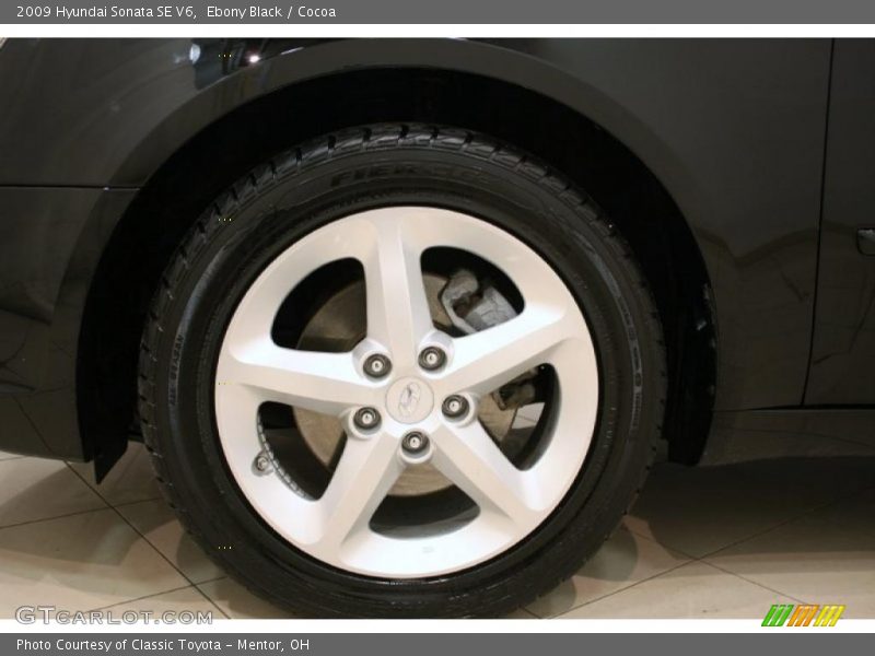 Ebony Black / Cocoa 2009 Hyundai Sonata SE V6