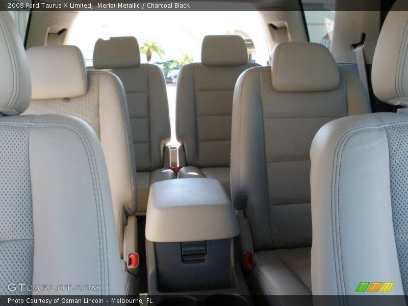 Merlot Metallic / Charcoal Black 2008 Ford Taurus X Limited