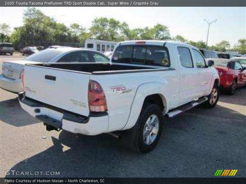 Super White / Graphite Gray 2005 Toyota Tacoma PreRunner TRD Sport Double Cab