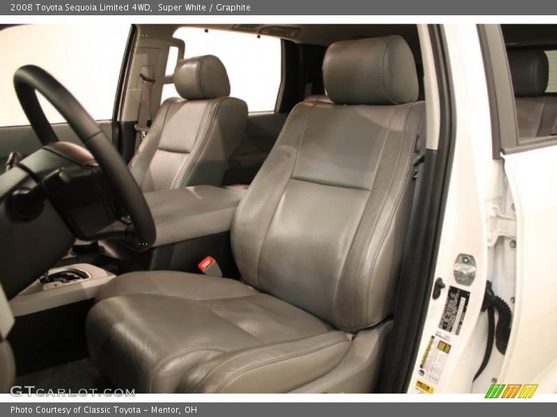 Super White / Graphite 2008 Toyota Sequoia Limited 4WD
