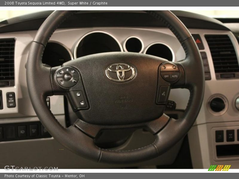 Super White / Graphite 2008 Toyota Sequoia Limited 4WD