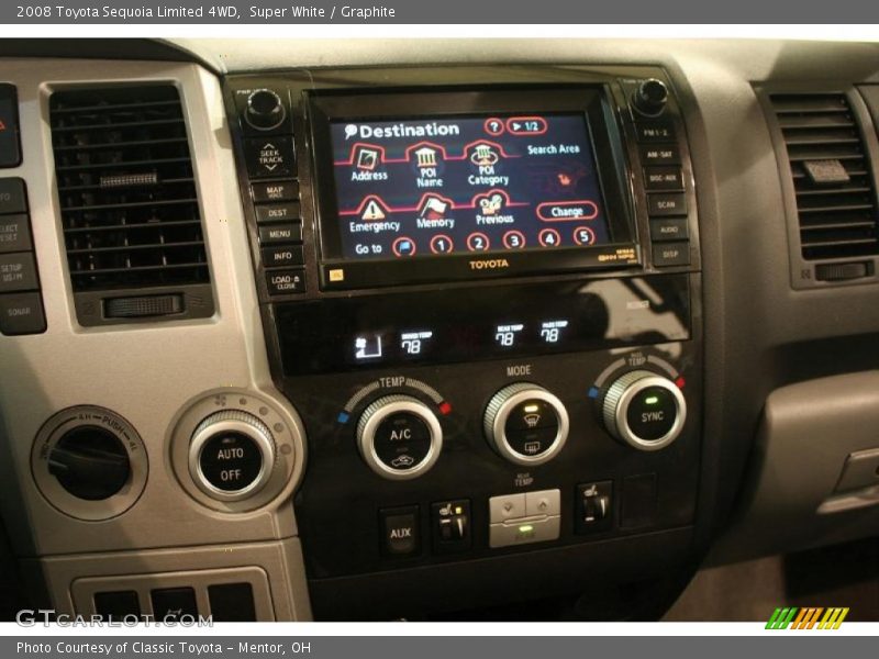 Super White / Graphite 2008 Toyota Sequoia Limited 4WD