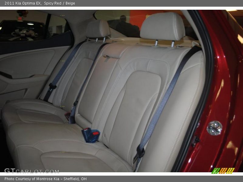 Spicy Red / Beige 2011 Kia Optima EX