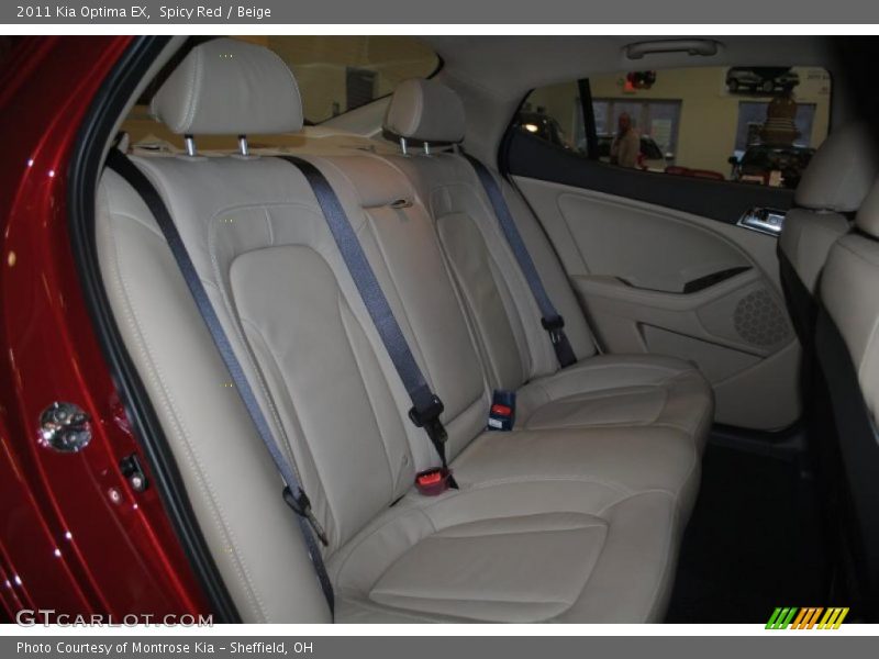 Spicy Red / Beige 2011 Kia Optima EX