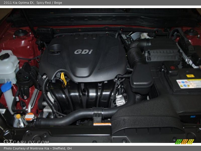 Spicy Red / Beige 2011 Kia Optima EX