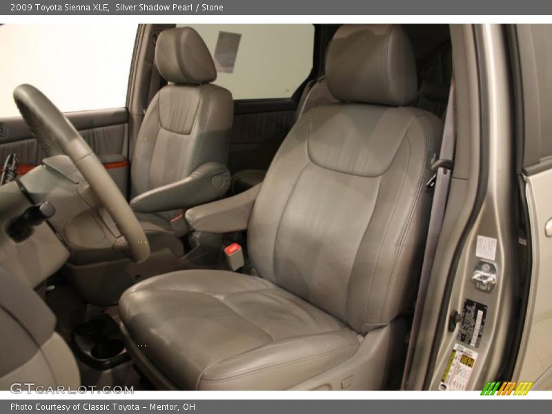 Silver Shadow Pearl / Stone 2009 Toyota Sienna XLE