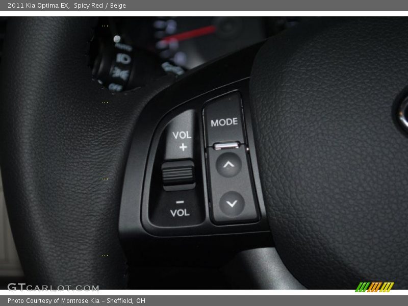 Spicy Red / Beige 2011 Kia Optima EX