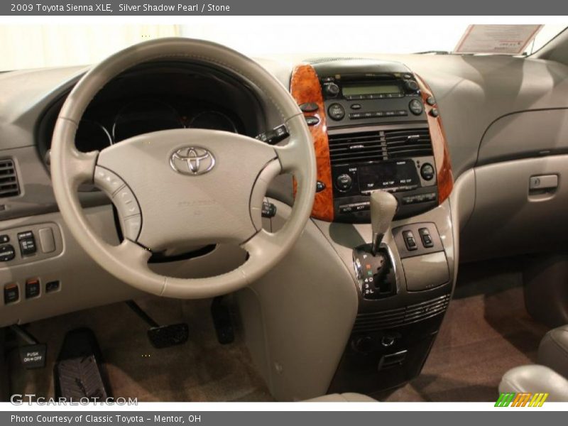 Silver Shadow Pearl / Stone 2009 Toyota Sienna XLE