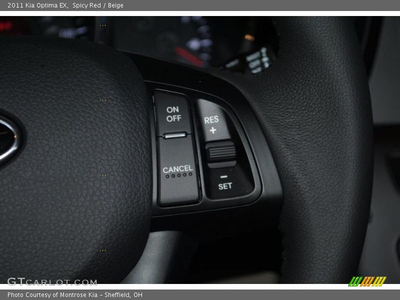 Spicy Red / Beige 2011 Kia Optima EX
