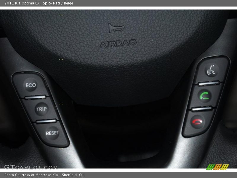 Spicy Red / Beige 2011 Kia Optima EX
