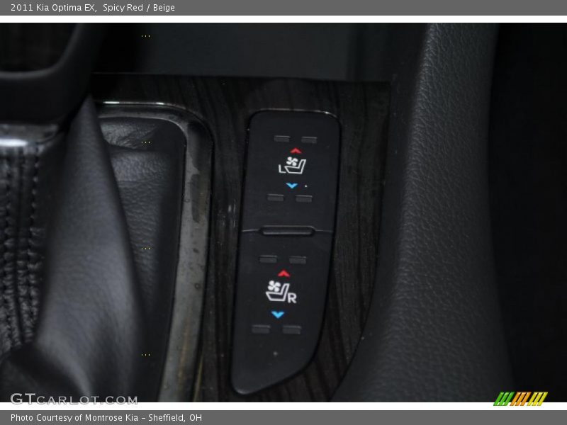 Spicy Red / Beige 2011 Kia Optima EX