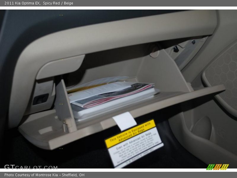 Spicy Red / Beige 2011 Kia Optima EX