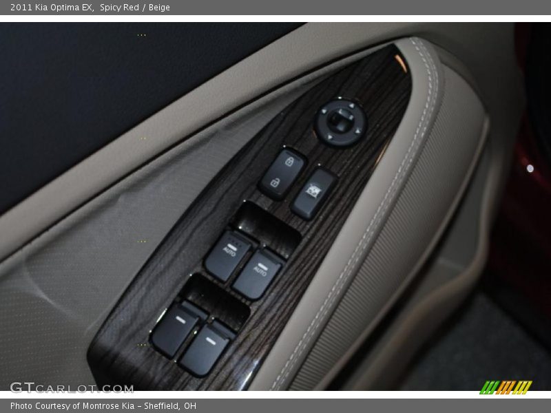 Spicy Red / Beige 2011 Kia Optima EX