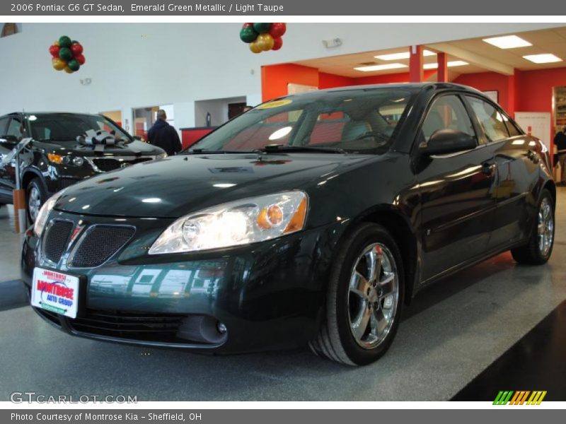 Emerald Green Metallic / Light Taupe 2006 Pontiac G6 GT Sedan