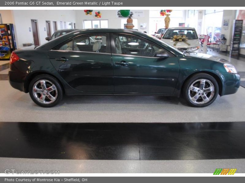 Emerald Green Metallic / Light Taupe 2006 Pontiac G6 GT Sedan