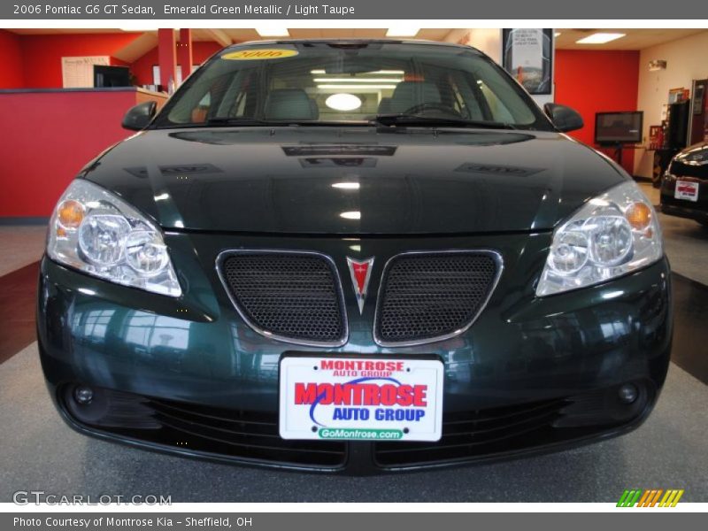 Emerald Green Metallic / Light Taupe 2006 Pontiac G6 GT Sedan