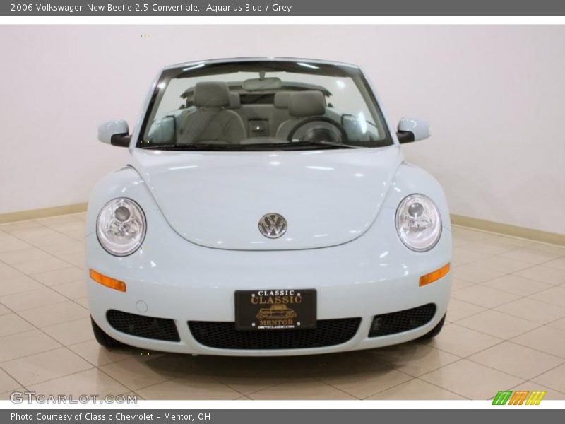 Aquarius Blue / Grey 2006 Volkswagen New Beetle 2.5 Convertible