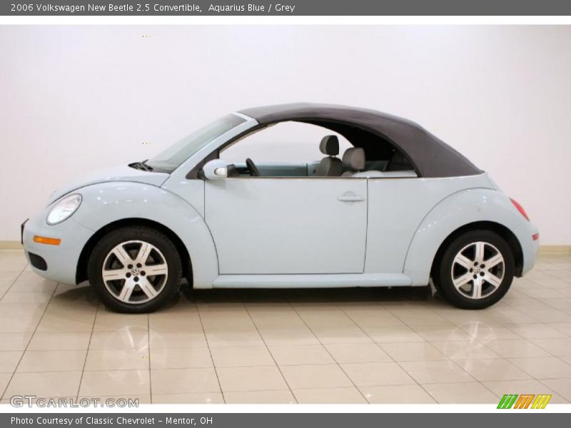 Aquarius Blue / Grey 2006 Volkswagen New Beetle 2.5 Convertible