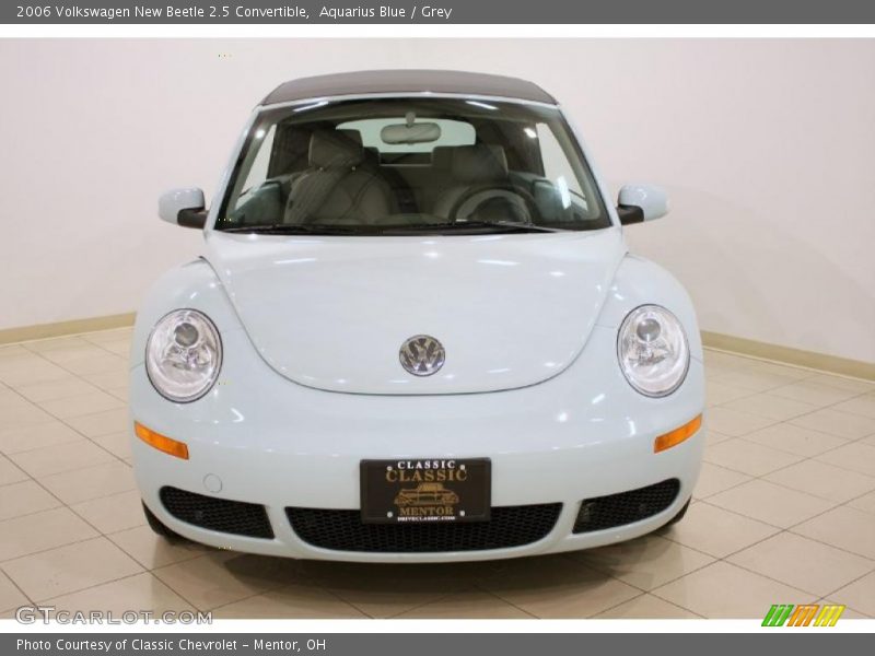 Aquarius Blue / Grey 2006 Volkswagen New Beetle 2.5 Convertible